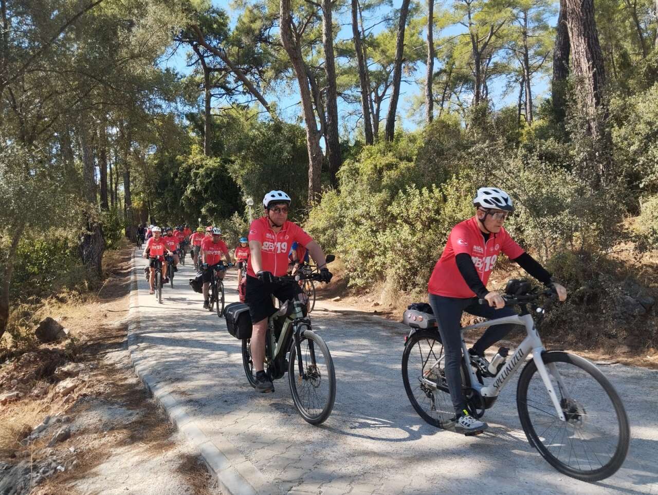 Akyaka Gökova Konaklamalı Orman Parkı, Bisikletçileri Ağırladı 1